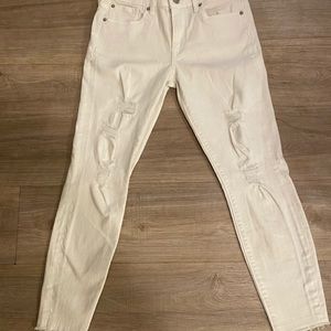 Express distressed jeans